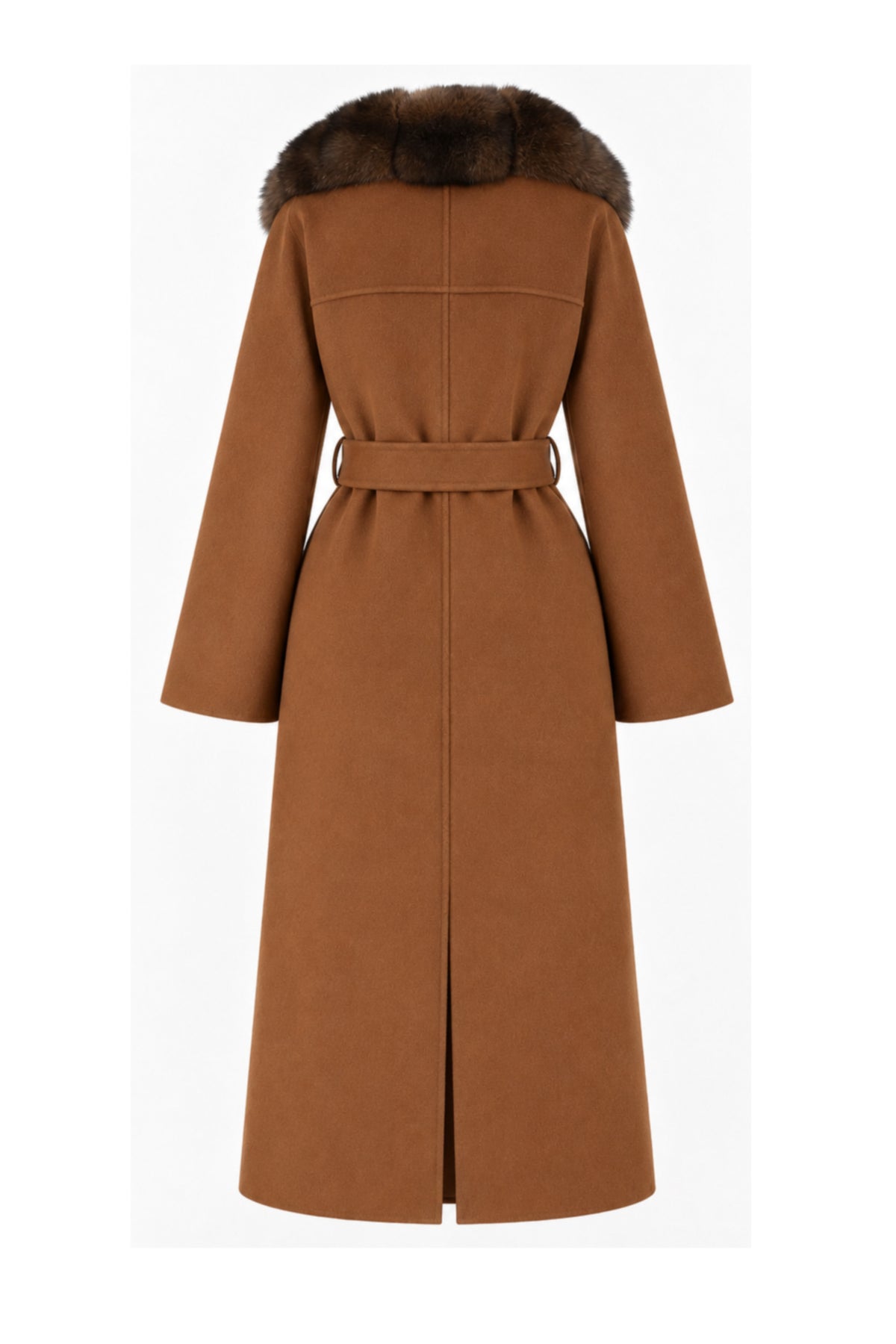 The Alessia Long Fur Cashmono™ - Camel