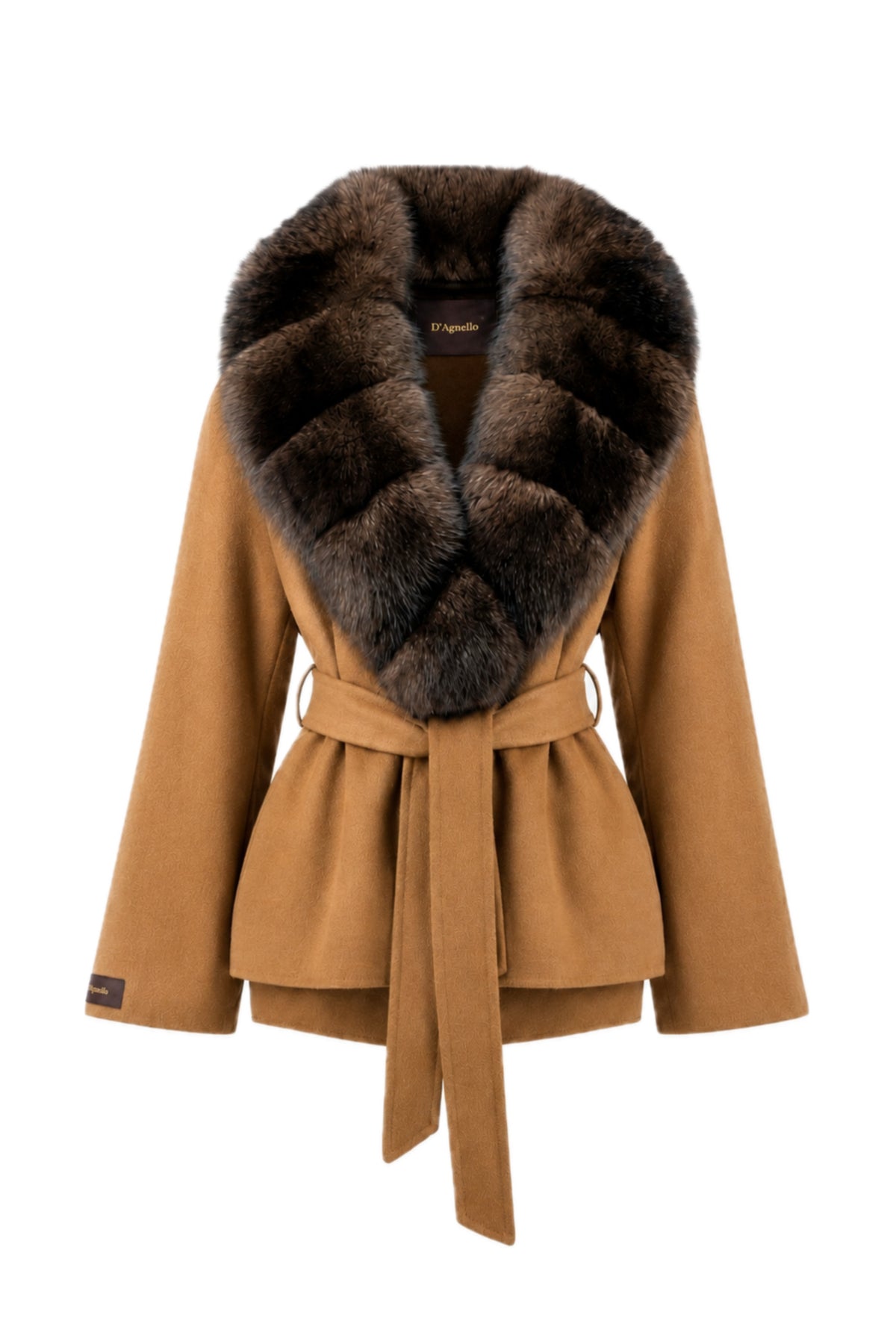 The Alessia Fur Cashmono™ - Camel