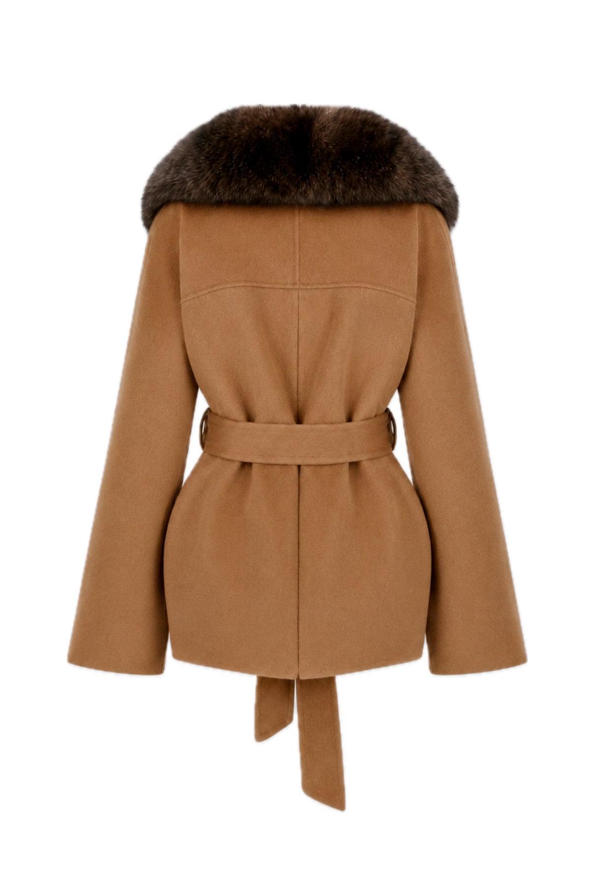 The Alessia Fur Cashmono™ - Camel