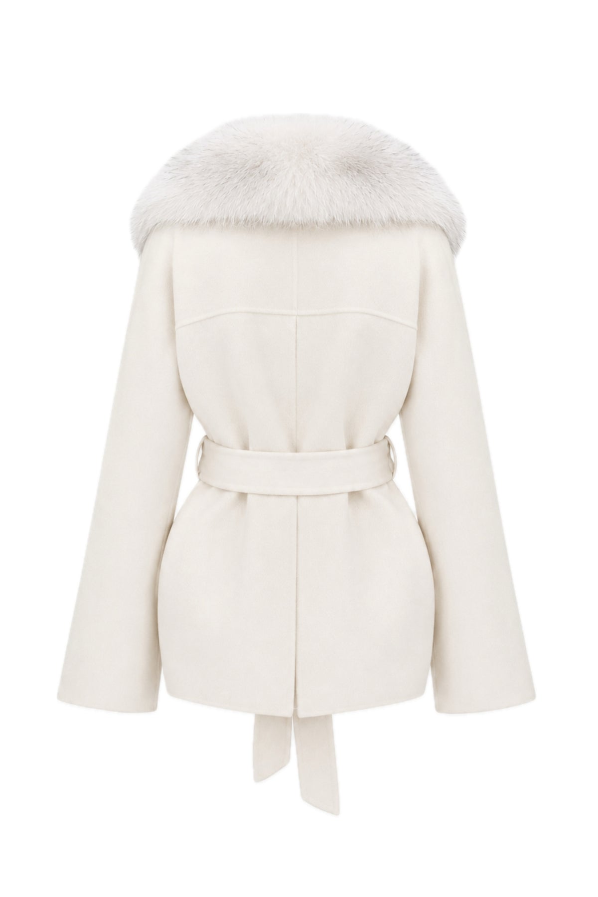 The Alessia Fur Cashmono™ - Bianco