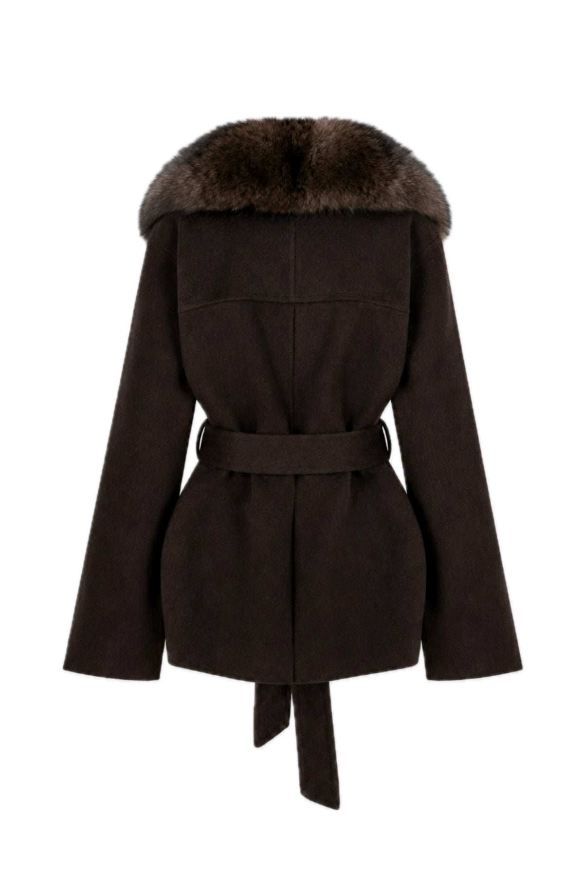 The Alessia Fur Cashmono™ - Espresso