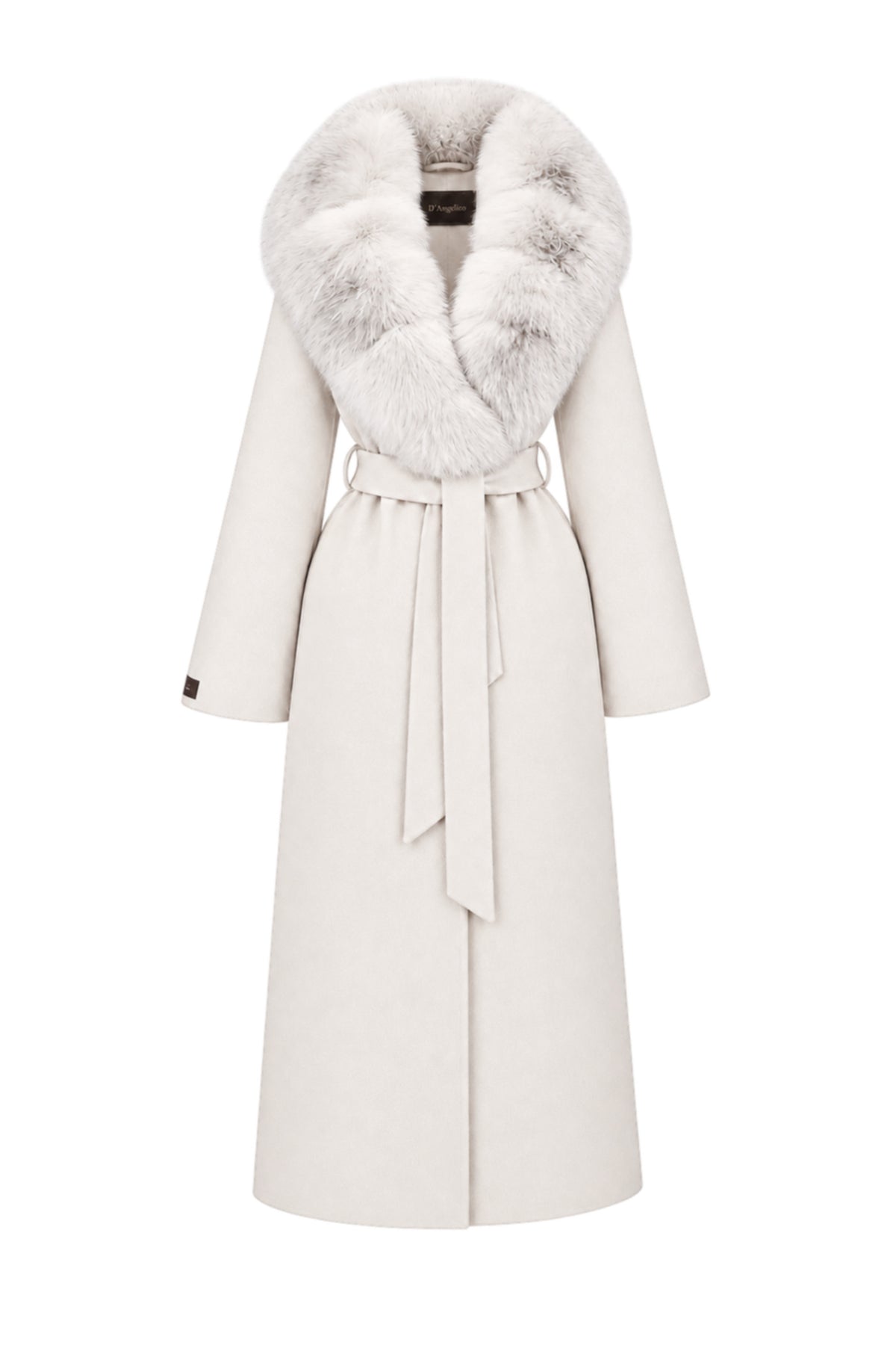 The Alessia Long Fur Cashmono™ - Bianco