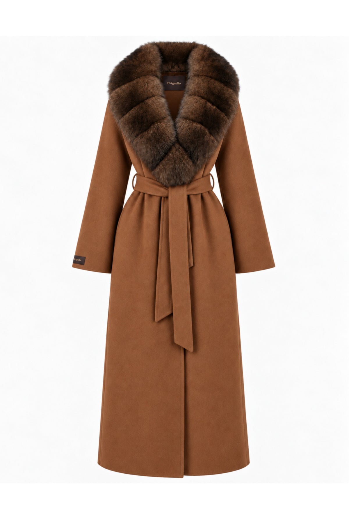 The Alessia Long Fur Cashmono™ - Camel